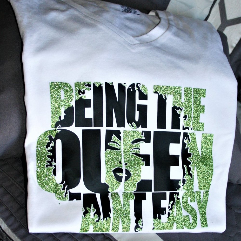 Being the Queen Ain't Easy-  Women's T-shirt- NWOT